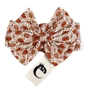 Little Eyes Kids Spaghetti Sweethearts Bamboo Bow Headband